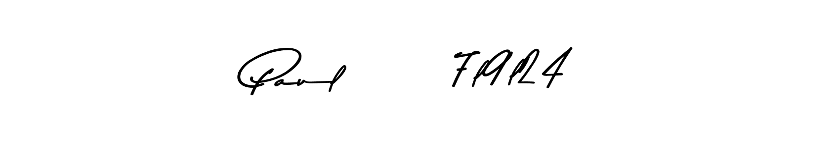 Design your own signature with our free online signature maker. With this signature software, you can create a handwritten (Asem Kandis PERSONAL USE) signature for name Paul       7l9l24. Paul       7l9l24 signature style 9 images and pictures png