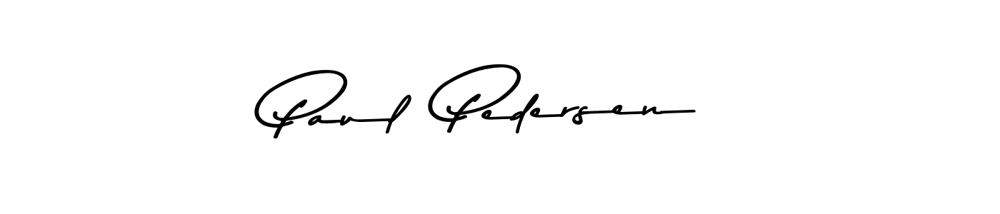 Create a beautiful signature design for name Paul  Pedersen. With this signature (Asem Kandis PERSONAL USE) fonts, you can make a handwritten signature for free. Paul  Pedersen signature style 9 images and pictures png