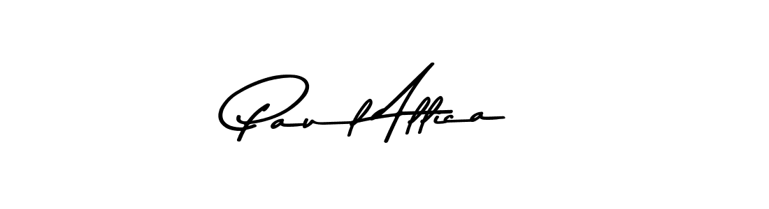 Also You can easily find your signature by using the search form. We will create Paul Allica name handwritten signature images for you free of cost using Asem Kandis PERSONAL USE sign style. Paul Allica signature style 9 images and pictures png