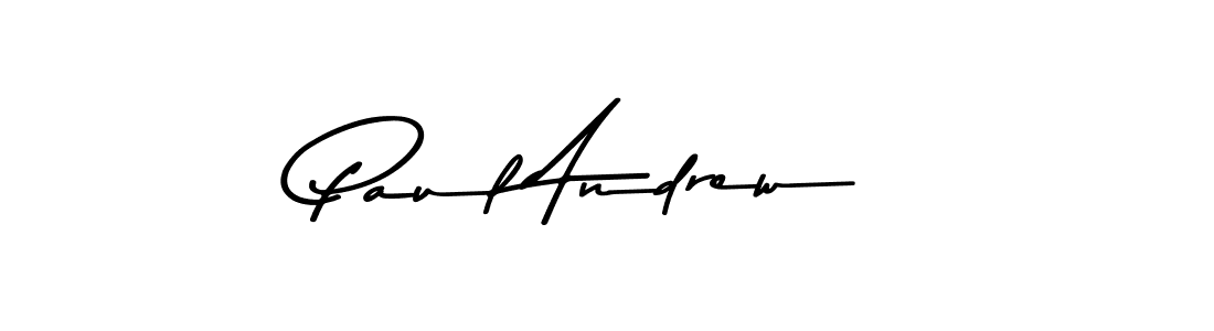 Design your own signature with our free online signature maker. With this signature software, you can create a handwritten (Asem Kandis PERSONAL USE) signature for name Paul Andrew. Paul Andrew signature style 9 images and pictures png