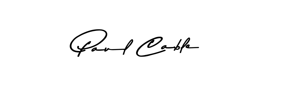 Also You can easily find your signature by using the search form. We will create Paul Cable name handwritten signature images for you free of cost using Asem Kandis PERSONAL USE sign style. Paul Cable signature style 9 images and pictures png