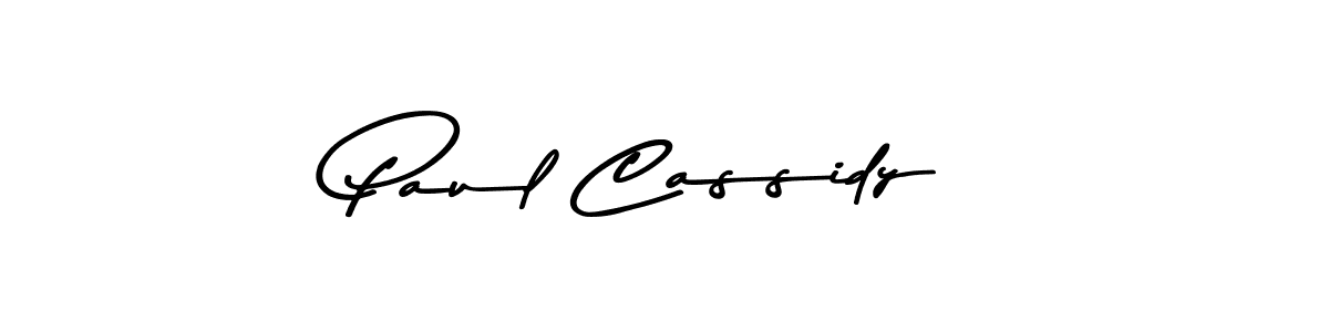 How to make Paul Cassidy name signature. Use Asem Kandis PERSONAL USE style for creating short signs online. This is the latest handwritten sign. Paul Cassidy signature style 9 images and pictures png