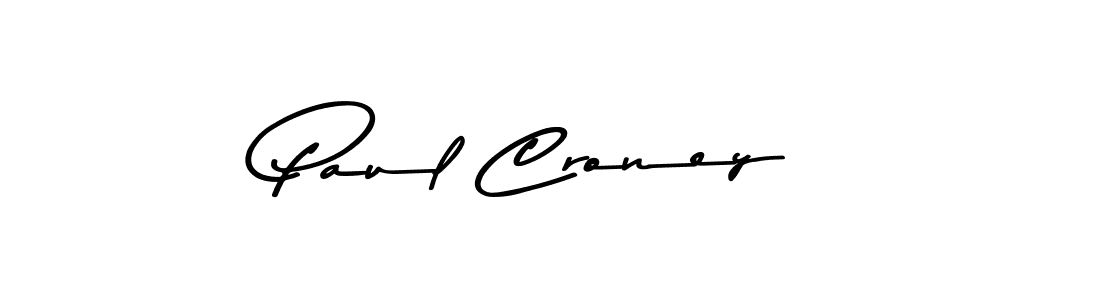 Design your own signature with our free online signature maker. With this signature software, you can create a handwritten (Asem Kandis PERSONAL USE) signature for name Paul Croney. Paul Croney signature style 9 images and pictures png