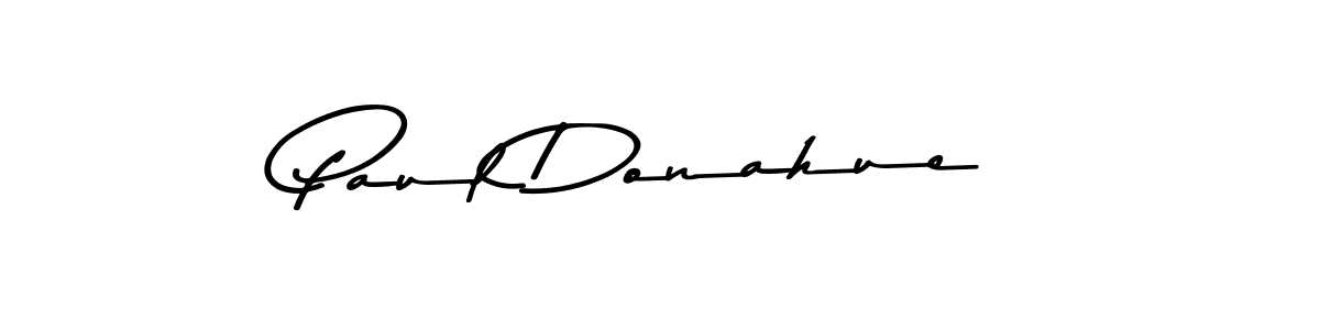 Design your own signature with our free online signature maker. With this signature software, you can create a handwritten (Asem Kandis PERSONAL USE) signature for name Paul Donahue. Paul Donahue signature style 9 images and pictures png