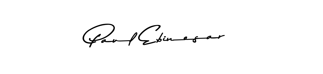 if you are searching for the best signature style for your name Paul Ebinesar. so please give up your signature search. here we have designed multiple signature styles  using Asem Kandis PERSONAL USE. Paul Ebinesar signature style 9 images and pictures png