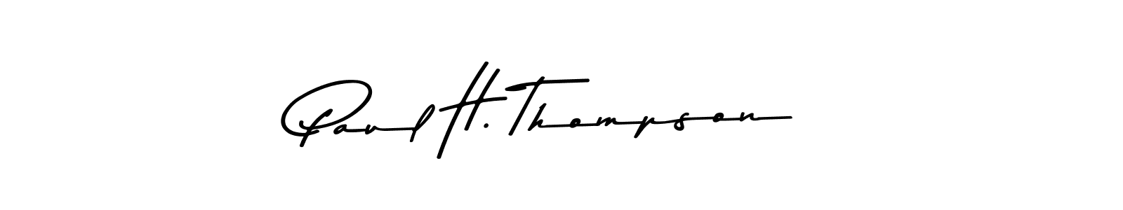 Make a beautiful signature design for name Paul H. Thompson. With this signature (Asem Kandis PERSONAL USE) style, you can create a handwritten signature for free. Paul H. Thompson signature style 9 images and pictures png