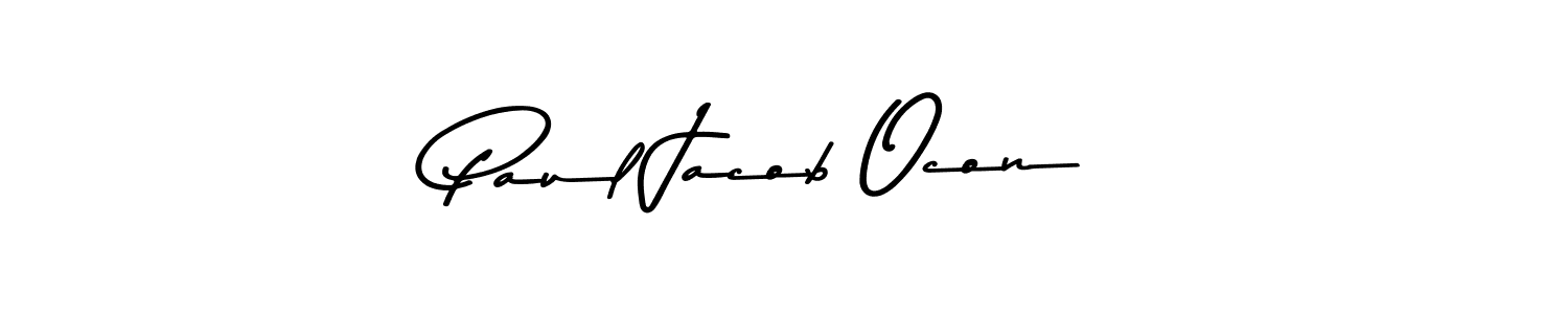 Use a signature maker to create a handwritten signature online. With this signature software, you can design (Asem Kandis PERSONAL USE) your own signature for name Paul Jacob Ocon. Paul Jacob Ocon signature style 9 images and pictures png