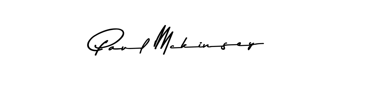 Design your own signature with our free online signature maker. With this signature software, you can create a handwritten (Asem Kandis PERSONAL USE) signature for name Paul Mckinsey. Paul Mckinsey signature style 9 images and pictures png