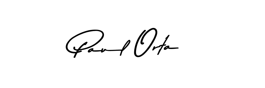 Paul Orta stylish signature style. Best Handwritten Sign (Asem Kandis PERSONAL USE) for my name. Handwritten Signature Collection Ideas for my name Paul Orta. Paul Orta signature style 9 images and pictures png