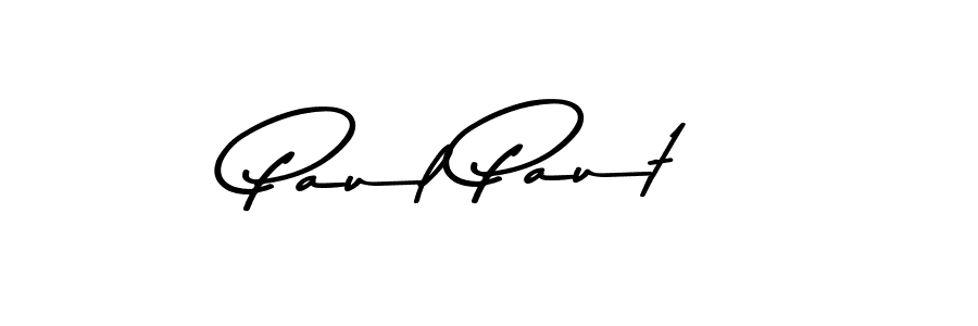 Use a signature maker to create a handwritten signature online. With this signature software, you can design (Asem Kandis PERSONAL USE) your own signature for name Paul Paut. Paul Paut signature style 9 images and pictures png