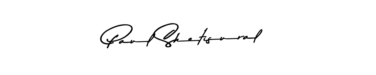 Design your own signature with our free online signature maker. With this signature software, you can create a handwritten (Asem Kandis PERSONAL USE) signature for name Paul Shetisural. Paul Shetisural signature style 9 images and pictures png