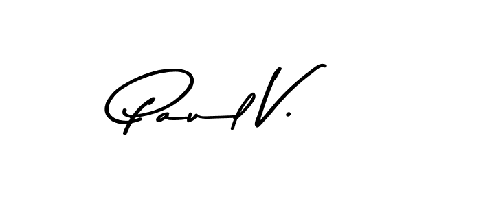 This is the best signature style for the Paul V. name. Also you like these signature font (Asem Kandis PERSONAL USE). Mix name signature. Paul V. signature style 9 images and pictures png