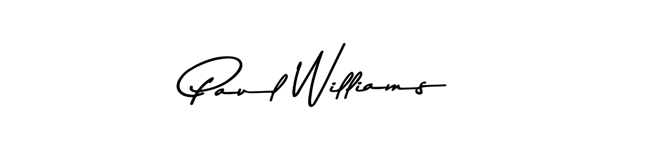 Create a beautiful signature design for name Paul Williams. With this signature (Asem Kandis PERSONAL USE) fonts, you can make a handwritten signature for free. Paul Williams signature style 9 images and pictures png