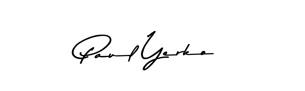 Here are the top 10 professional signature styles for the name Paul Yerko. These are the best autograph styles you can use for your name. Paul Yerko signature style 9 images and pictures png