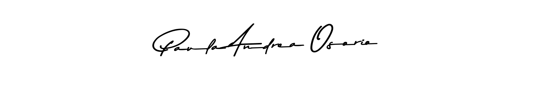 Make a beautiful signature design for name Paula Andrea Osorio. With this signature (Asem Kandis PERSONAL USE) style, you can create a handwritten signature for free. Paula Andrea Osorio signature style 9 images and pictures png