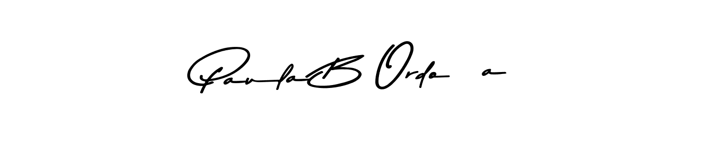 Make a beautiful signature design for name Paula B Ordoña. Use this online signature maker to create a handwritten signature for free. Paula B Ordoña signature style 9 images and pictures png