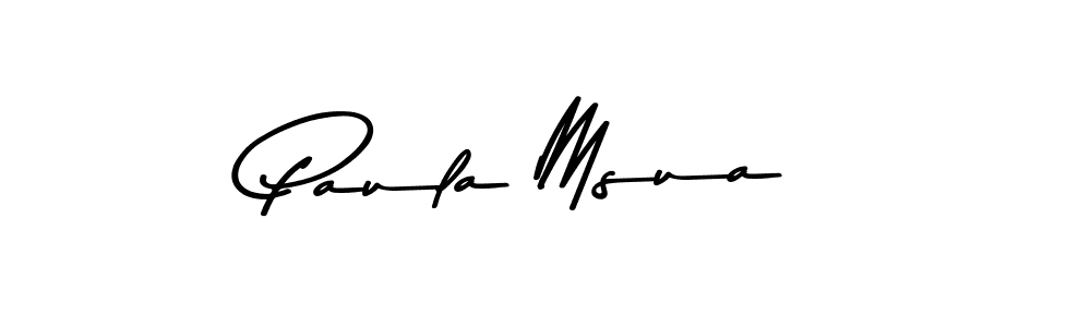 You should practise on your own different ways (Asem Kandis PERSONAL USE) to write your name (Paula Msua) in signature. don't let someone else do it for you. Paula Msua signature style 9 images and pictures png