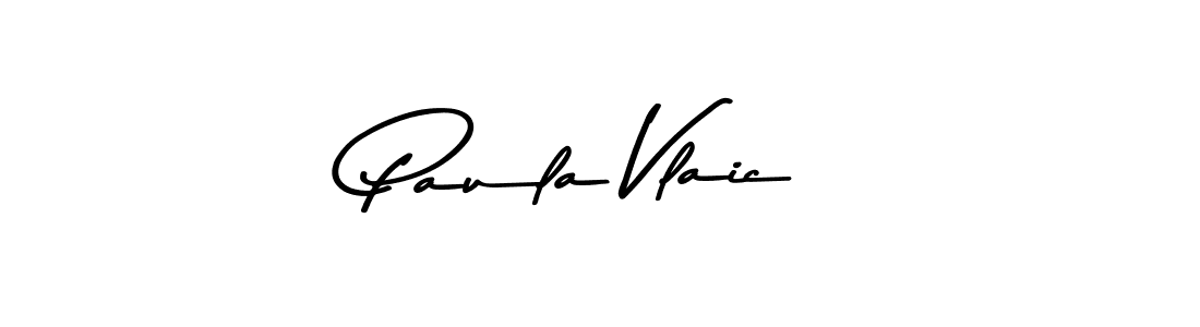 How to make Paula Vlaic name signature. Use Asem Kandis PERSONAL USE style for creating short signs online. This is the latest handwritten sign. Paula Vlaic signature style 9 images and pictures png