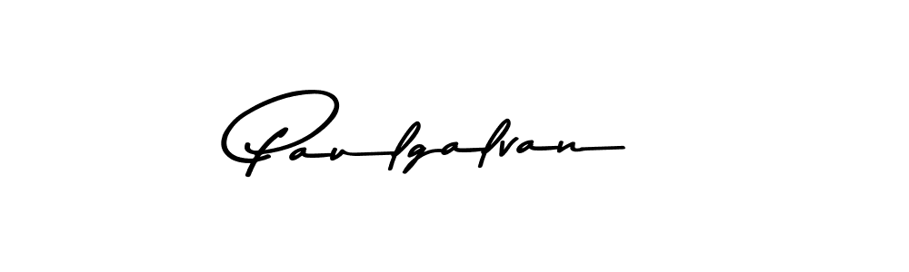 Make a beautiful signature design for name Paulgalvan. With this signature (Asem Kandis PERSONAL USE) style, you can create a handwritten signature for free. Paulgalvan signature style 9 images and pictures png