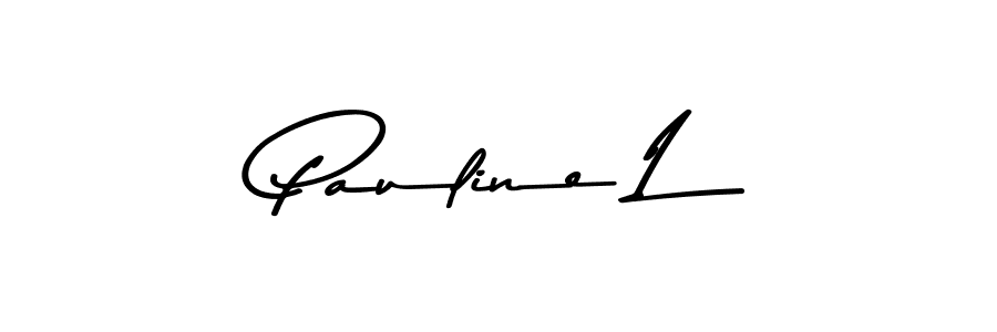 Best and Professional Signature Style for Pauline L. Asem Kandis PERSONAL USE Best Signature Style Collection. Pauline L signature style 9 images and pictures png