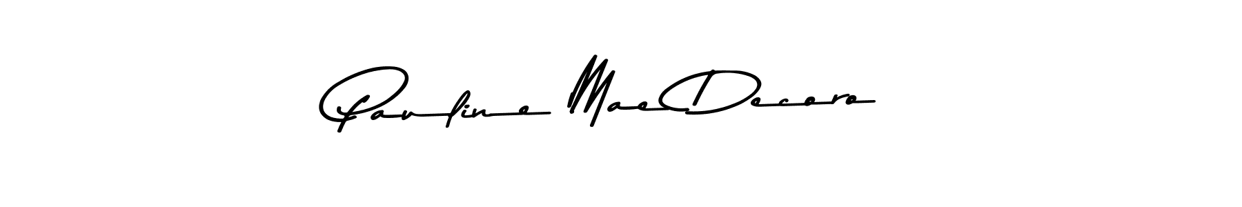 The best way (Asem Kandis PERSONAL USE) to make a short signature is to pick only two or three words in your name. The name Pauline Mae Decoro include a total of six letters. For converting this name. Pauline Mae Decoro signature style 9 images and pictures png