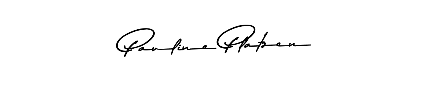 Also You can easily find your signature by using the search form. We will create Pauline Platzen name handwritten signature images for you free of cost using Asem Kandis PERSONAL USE sign style. Pauline Platzen signature style 9 images and pictures png