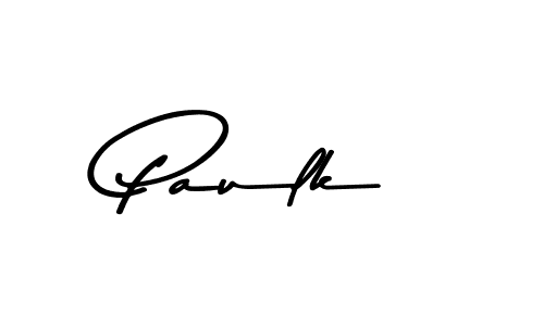 How to Draw Paulk signature style? Asem Kandis PERSONAL USE is a latest design signature styles for name Paulk. Paulk signature style 9 images and pictures png