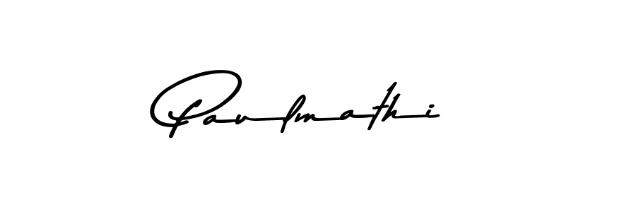 Create a beautiful signature design for name Paulmathi. With this signature (Asem Kandis PERSONAL USE) fonts, you can make a handwritten signature for free. Paulmathi signature style 9 images and pictures png