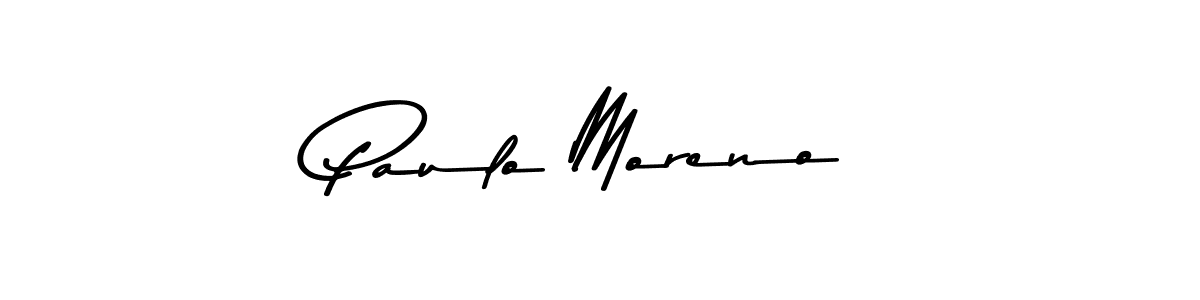 Use a signature maker to create a handwritten signature online. With this signature software, you can design (Asem Kandis PERSONAL USE) your own signature for name Paulo Moreno. Paulo Moreno signature style 9 images and pictures png