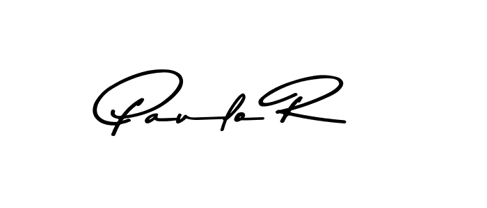 Create a beautiful signature design for name Paulo R. With this signature (Asem Kandis PERSONAL USE) fonts, you can make a handwritten signature for free. Paulo R signature style 9 images and pictures png