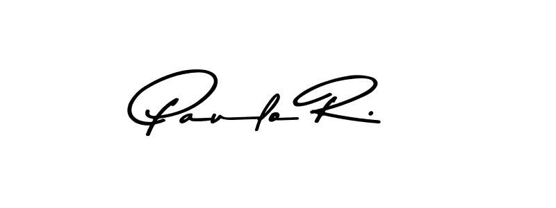 if you are searching for the best signature style for your name Paulo R.. so please give up your signature search. here we have designed multiple signature styles  using Asem Kandis PERSONAL USE. Paulo R. signature style 9 images and pictures png