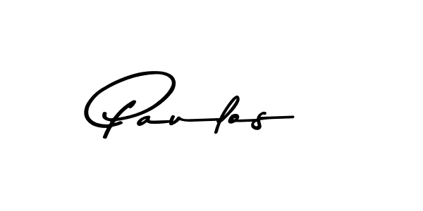 Design your own signature with our free online signature maker. With this signature software, you can create a handwritten (Asem Kandis PERSONAL USE) signature for name Paulos. Paulos signature style 9 images and pictures png