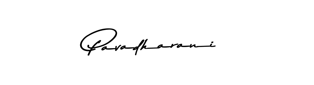 How to make Pavadharani name signature. Use Asem Kandis PERSONAL USE style for creating short signs online. This is the latest handwritten sign. Pavadharani signature style 9 images and pictures png