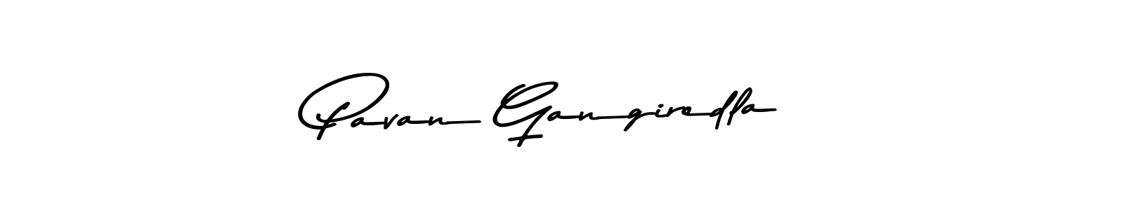 Make a short Pavan Gangiredla signature style. Manage your documents anywhere anytime using Asem Kandis PERSONAL USE. Create and add eSignatures, submit forms, share and send files easily. Pavan Gangiredla signature style 9 images and pictures png