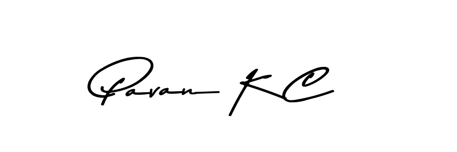 Also we have Pavan K C name is the best signature style. Create professional handwritten signature collection using Asem Kandis PERSONAL USE autograph style. Pavan K C signature style 9 images and pictures png