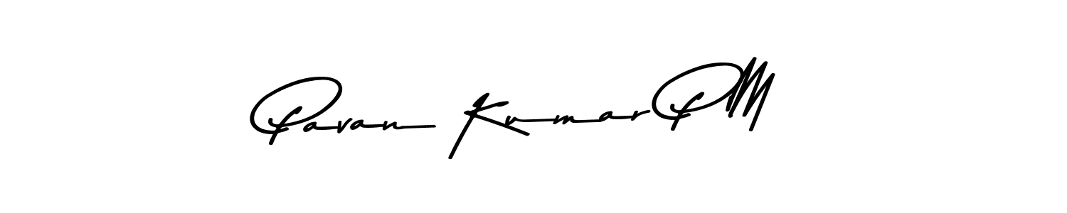 Similarly Asem Kandis PERSONAL USE is the best handwritten signature design. Signature creator online .You can use it as an online autograph creator for name Pavan Kumar P M. Pavan Kumar P M signature style 9 images and pictures png