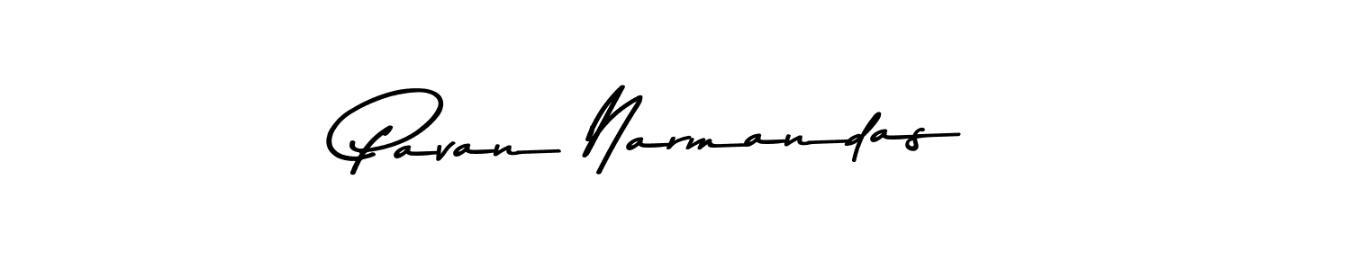 Pavan Narmandas stylish signature style. Best Handwritten Sign (Asem Kandis PERSONAL USE) for my name. Handwritten Signature Collection Ideas for my name Pavan Narmandas. Pavan Narmandas signature style 9 images and pictures png