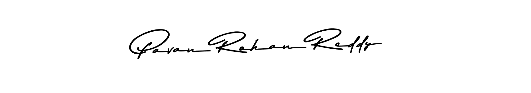 How to make Pavan Rohan Reddy name signature. Use Asem Kandis PERSONAL USE style for creating short signs online. This is the latest handwritten sign. Pavan Rohan Reddy signature style 9 images and pictures png