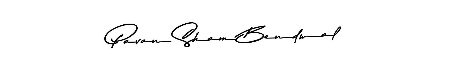 How to make Pavan Sham Bendwal signature? Asem Kandis PERSONAL USE is a professional autograph style. Create handwritten signature for Pavan Sham Bendwal name. Pavan Sham Bendwal signature style 9 images and pictures png