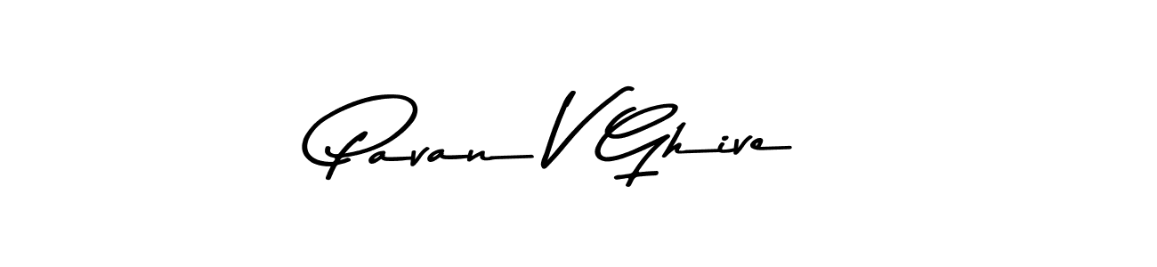 How to Draw Pavan V Ghive signature style? Asem Kandis PERSONAL USE is a latest design signature styles for name Pavan V Ghive. Pavan V Ghive signature style 9 images and pictures png