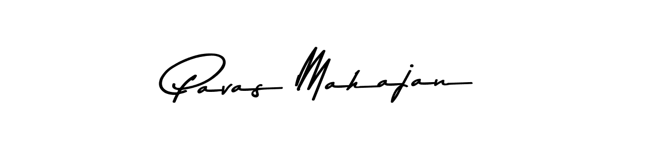 How to make Pavas Mahajan name signature. Use Asem Kandis PERSONAL USE style for creating short signs online. This is the latest handwritten sign. Pavas Mahajan signature style 9 images and pictures png