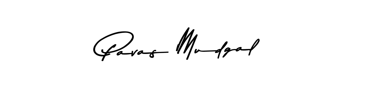 Make a beautiful signature design for name Pavas Mudgal. With this signature (Asem Kandis PERSONAL USE) style, you can create a handwritten signature for free. Pavas Mudgal signature style 9 images and pictures png