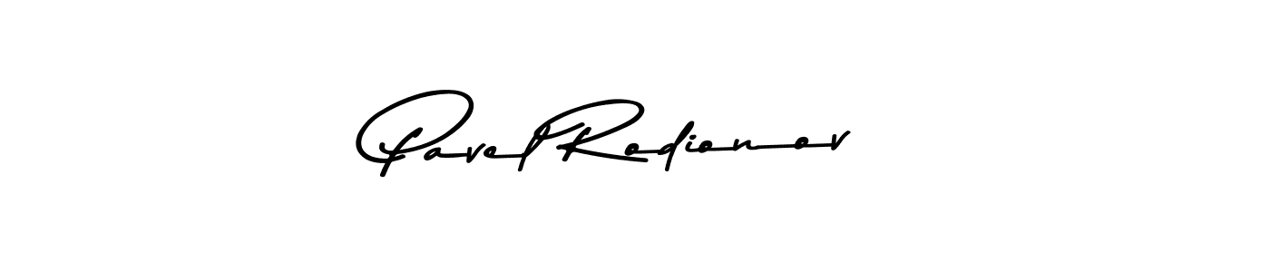 How to make Pavel Rodionov name signature. Use Asem Kandis PERSONAL USE style for creating short signs online. This is the latest handwritten sign. Pavel Rodionov signature style 9 images and pictures png