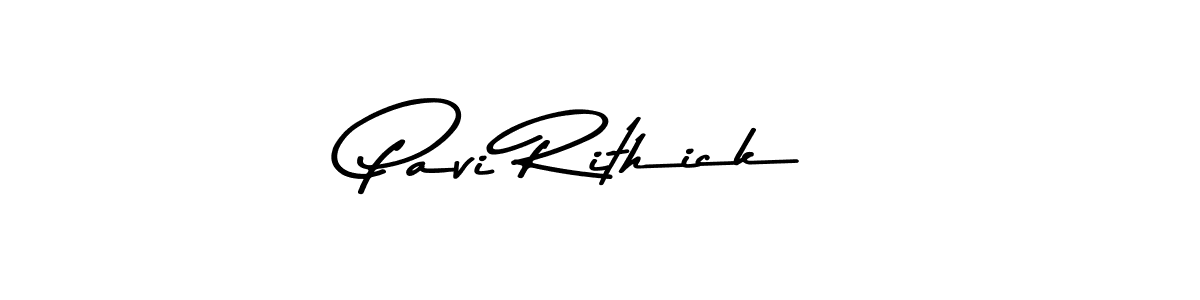 Pavi Rithick stylish signature style. Best Handwritten Sign (Asem Kandis PERSONAL USE) for my name. Handwritten Signature Collection Ideas for my name Pavi Rithick. Pavi Rithick signature style 9 images and pictures png