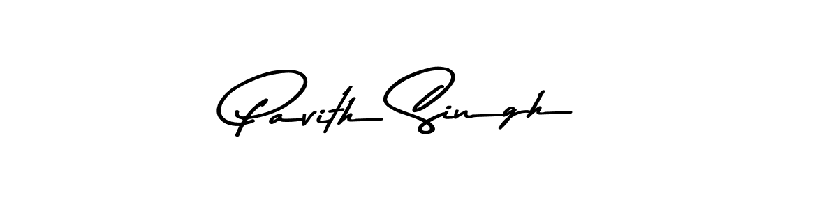 Design your own signature with our free online signature maker. With this signature software, you can create a handwritten (Asem Kandis PERSONAL USE) signature for name Pavith Singh. Pavith Singh signature style 9 images and pictures png