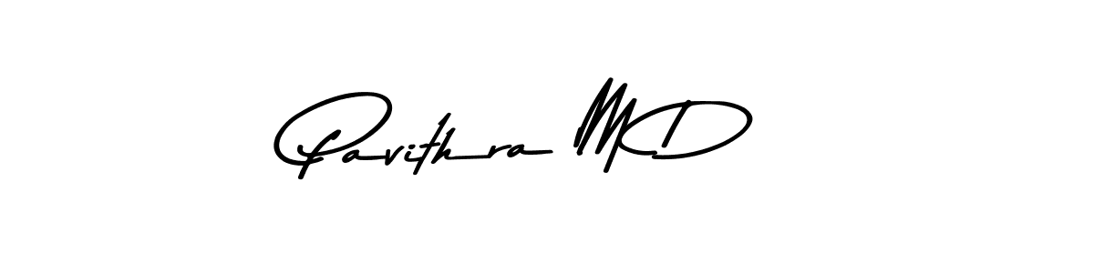 Create a beautiful signature design for name Pavithra M D. With this signature (Asem Kandis PERSONAL USE) fonts, you can make a handwritten signature for free. Pavithra M D signature style 9 images and pictures png