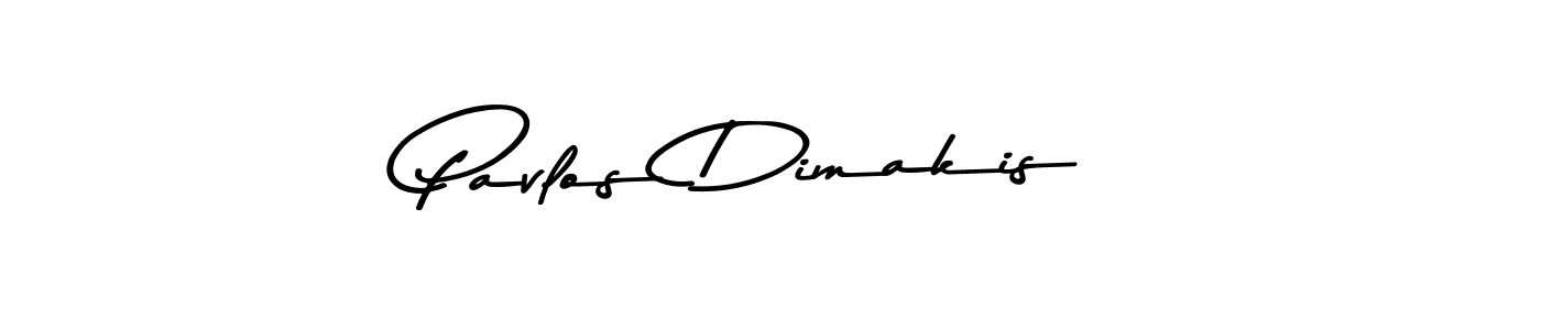 Create a beautiful signature design for name Pavlos Dimakis. With this signature (Asem Kandis PERSONAL USE) fonts, you can make a handwritten signature for free. Pavlos Dimakis signature style 9 images and pictures png