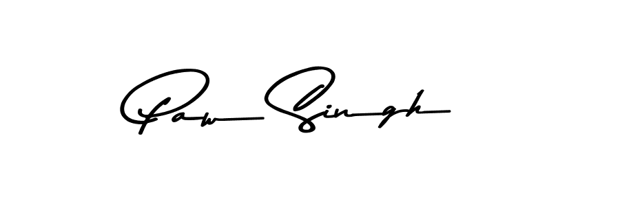 Similarly Asem Kandis PERSONAL USE is the best handwritten signature design. Signature creator online .You can use it as an online autograph creator for name Paw Singh. Paw Singh signature style 9 images and pictures png