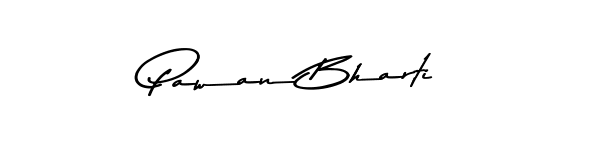 Pawan Bharti stylish signature style. Best Handwritten Sign (Asem Kandis PERSONAL USE) for my name. Handwritten Signature Collection Ideas for my name Pawan Bharti. Pawan Bharti signature style 9 images and pictures png