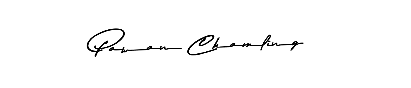 Use a signature maker to create a handwritten signature online. With this signature software, you can design (Asem Kandis PERSONAL USE) your own signature for name Pawan Chamling. Pawan Chamling signature style 9 images and pictures png